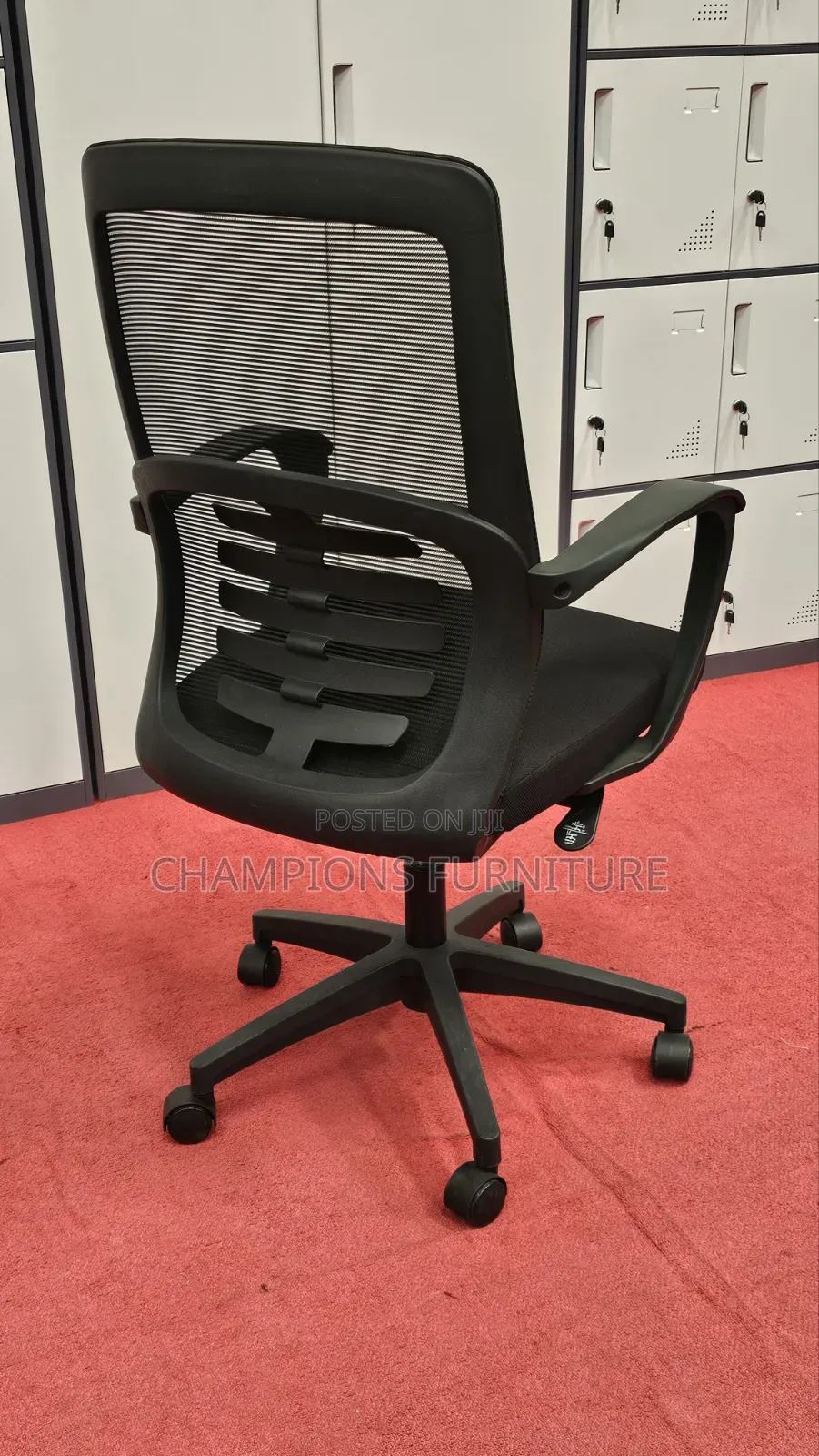 Black Mesh Comfortable Office Chairs