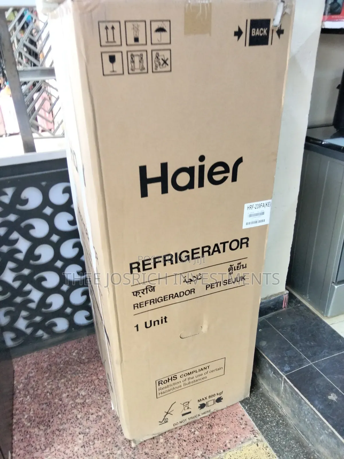 Haier Double Door 239 Litres Refrigerator No Frost