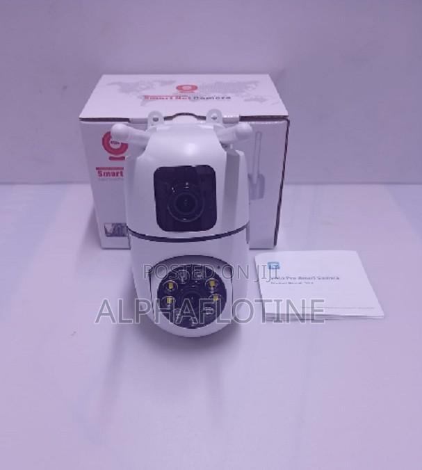 Wall Mountable Smart CCTV V380 Dual Lens WiFi Bulb PTZ Camera