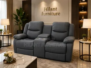 Gray 2 Seater Imported Recliner Sofa