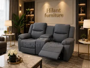 Gray 2 Seater Imported Recliner Sofa