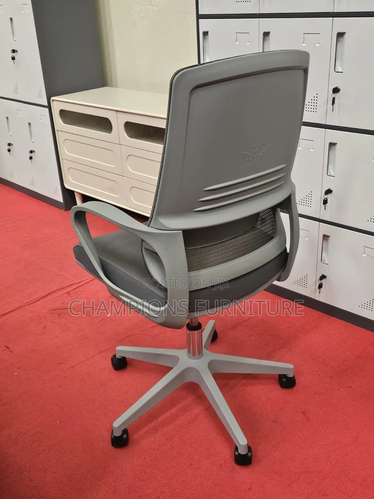 Ergonomic Grey Mesh Office Chair