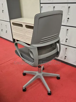 Ergonomic Grey Mesh Office Chair