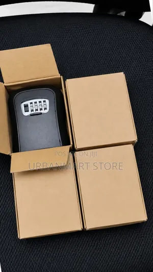 Metallic Key Lock Box With Secure Lock, All Weather