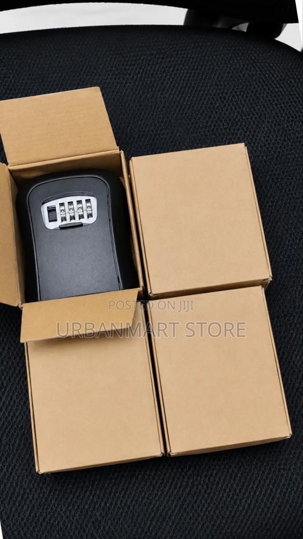 Metallic Key Lock Box With Secure Lock, All Weather
