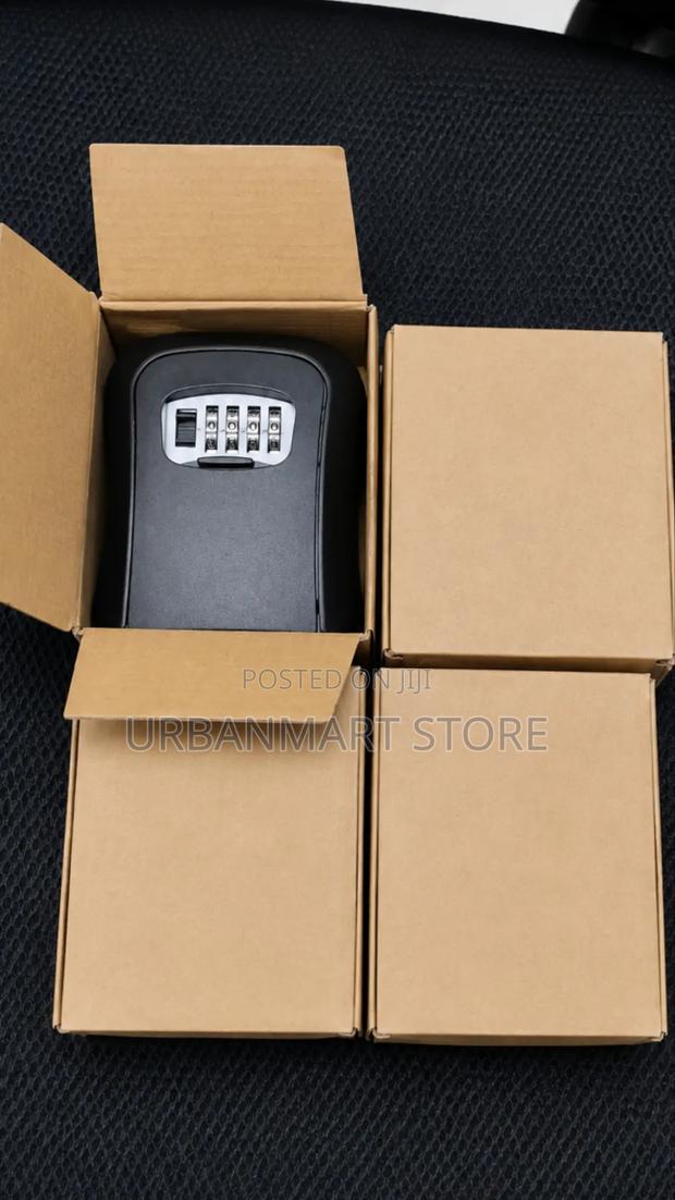 Metallic Key Lock Box With Secure Lock, All Weather - thumbnail 2