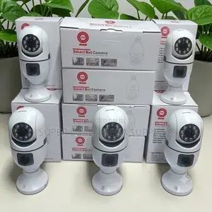 Budget Prices Remote Viewing PTZ Rotating Dual Lens Wifi Bulb Cameras