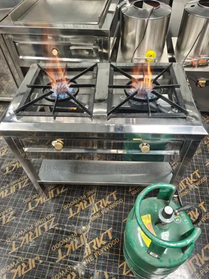 Commercial 2-Burner Gas Stove