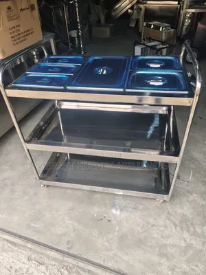 3-Shelf Restaurant Service Cart