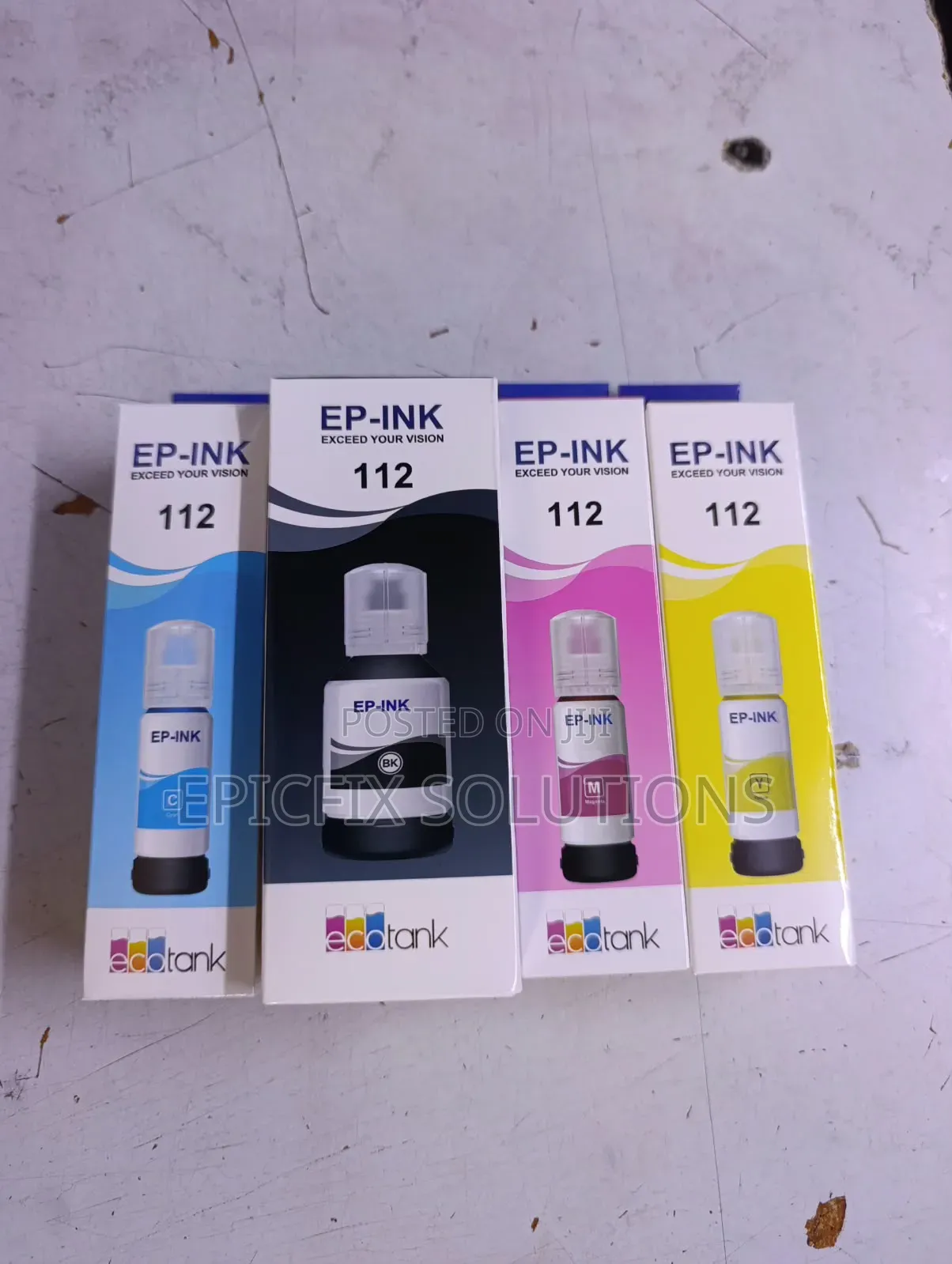 EP Ink 112 for L6550/6570/6580/15150/15160 Die Inks Available
