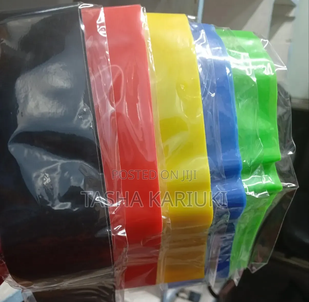 5 PCS Resistance Bands With Basic Guides for Workout