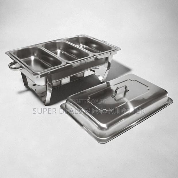 Buffet Presentations 11L Stainless Steel Triple Chafing Dish