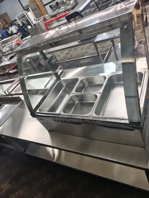 Table Top Food Warmer With Glass Canopy