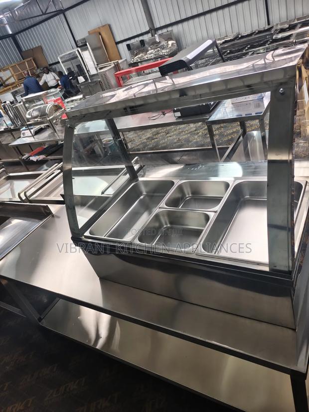 Table Top Food Warmer With Glass Canopy - thumbnail 3