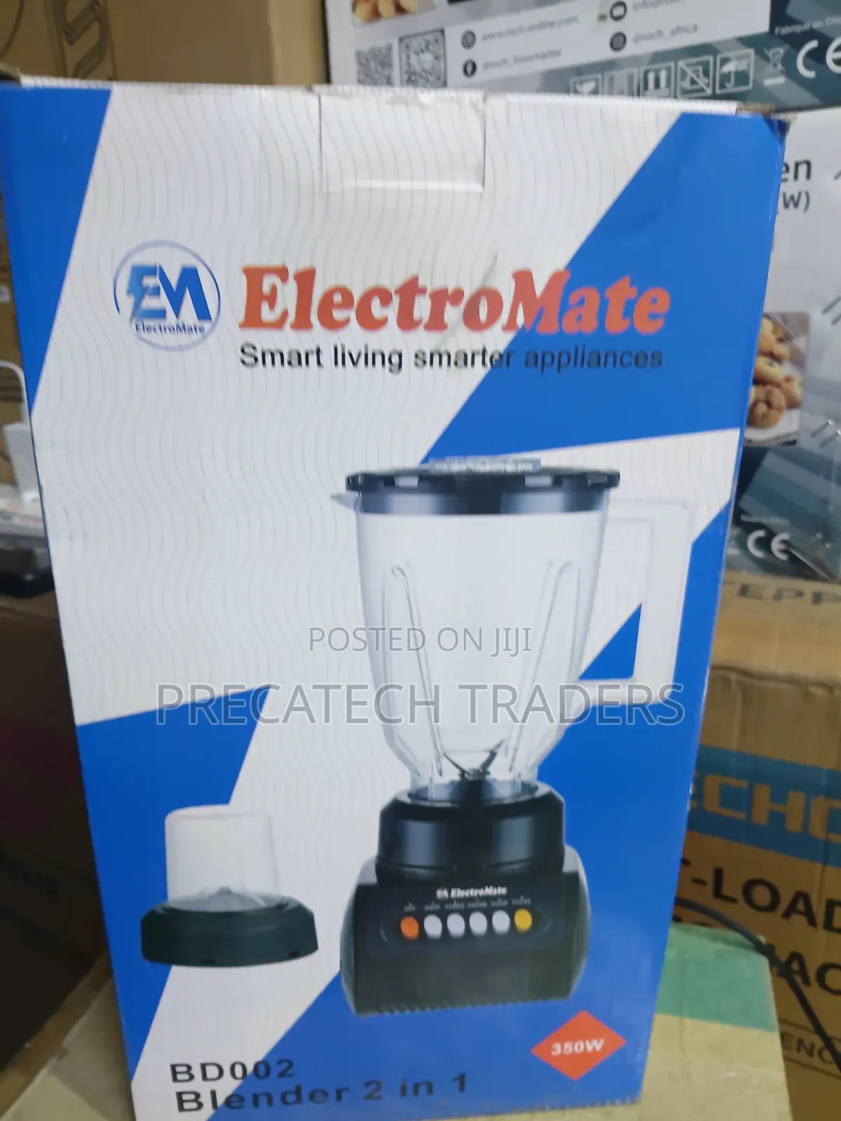ElectroMate 2 in 1 Blender 350W With Grinder