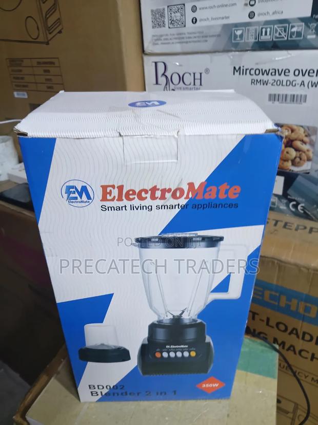 ElectroMate 2 in 1 Blender 350W With Grinder - thumbnail 2