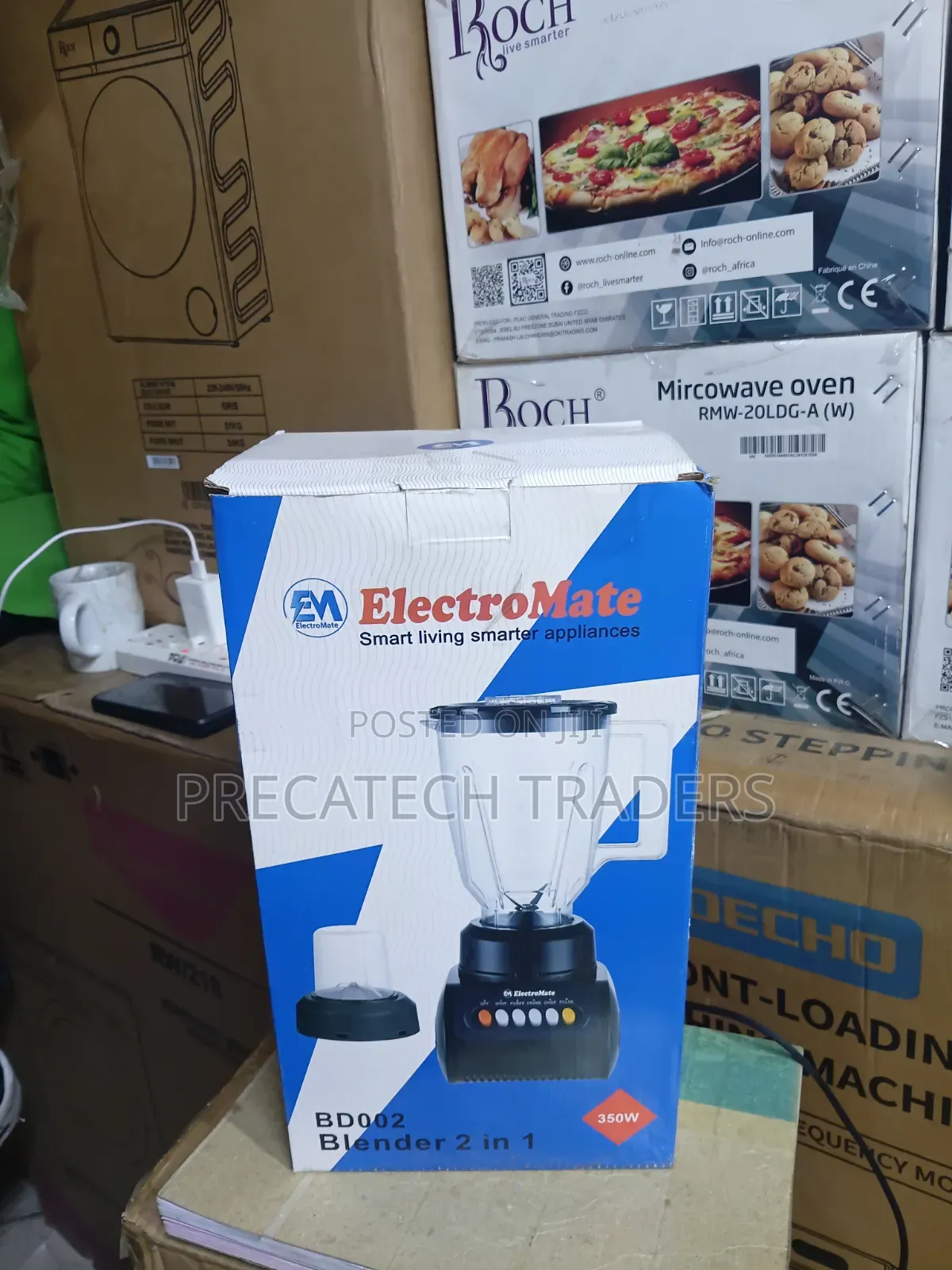 ElectroMate BD002 2-in-1 Electric Blender and Grinder