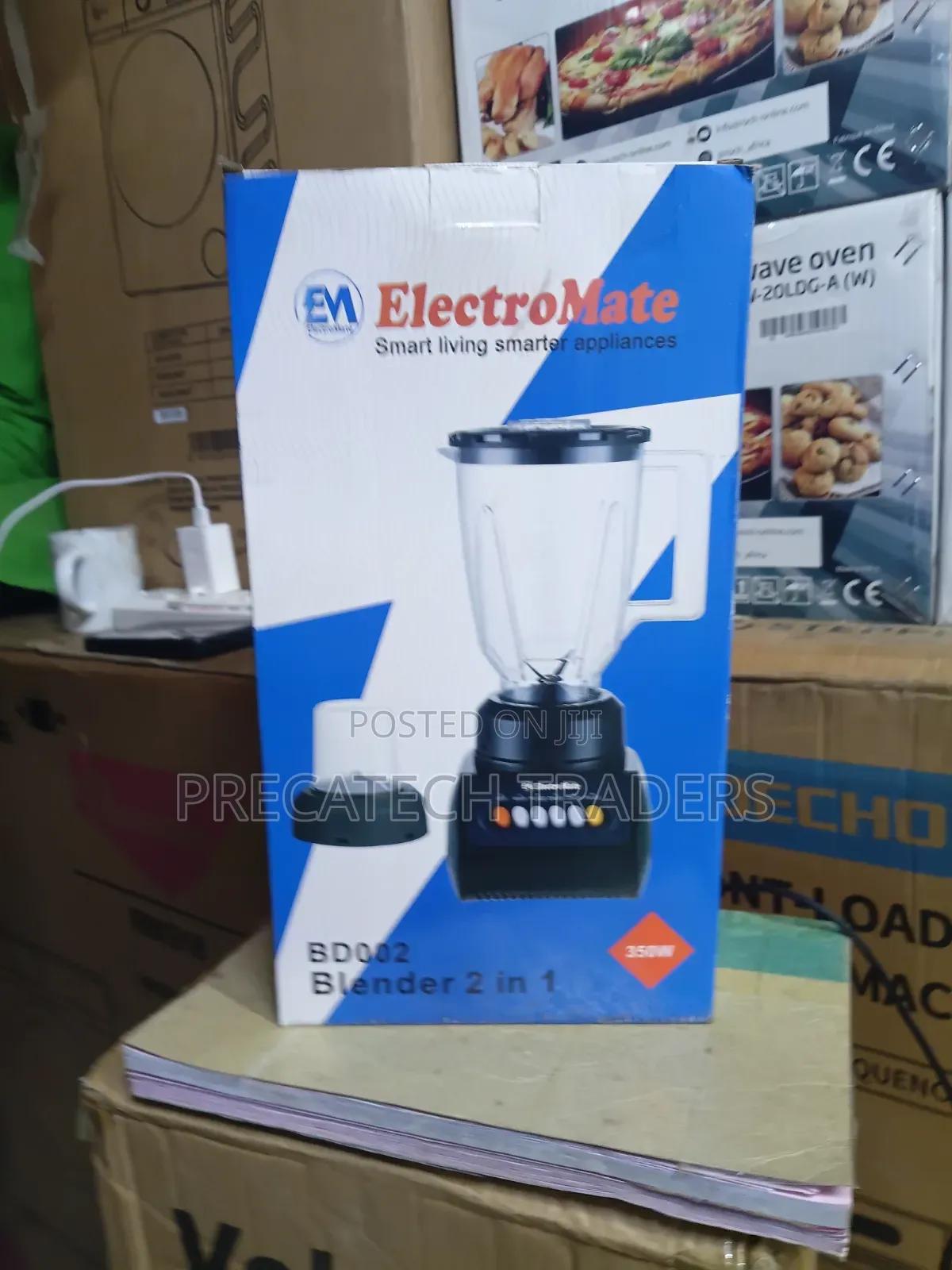 350W ElectroMate Kitchen Blender With Grinding Mill
