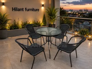 Brown 4 Seater Outdoor Set
