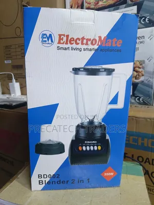 ElectroMate 2-in-1 Juice Blender With Dry Mill Attachment