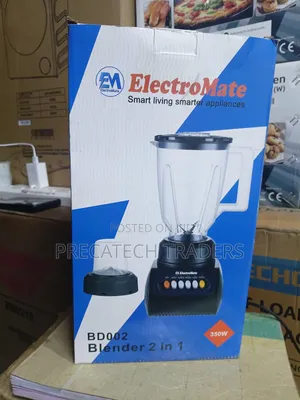 ElectroMate 2-in-1 Juice Blender With Dry Mill Attachment