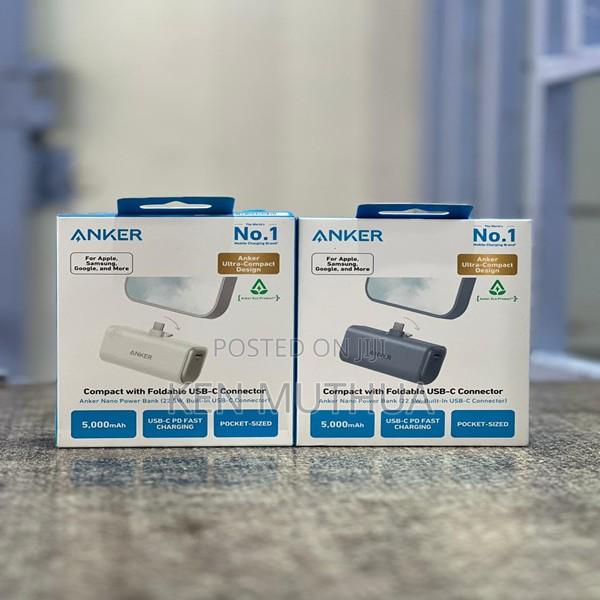 Anker Nano Powerbank ( 22.5W,5000mAH, Built-in-USB-C Connector)