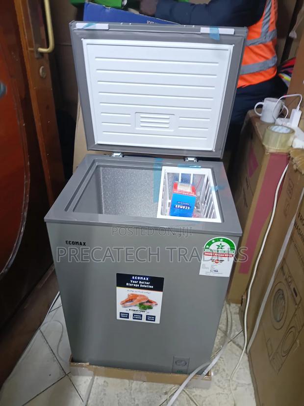 Ecomax 119L Chest Freezer – Energy Saving Grey - thumbnail 2