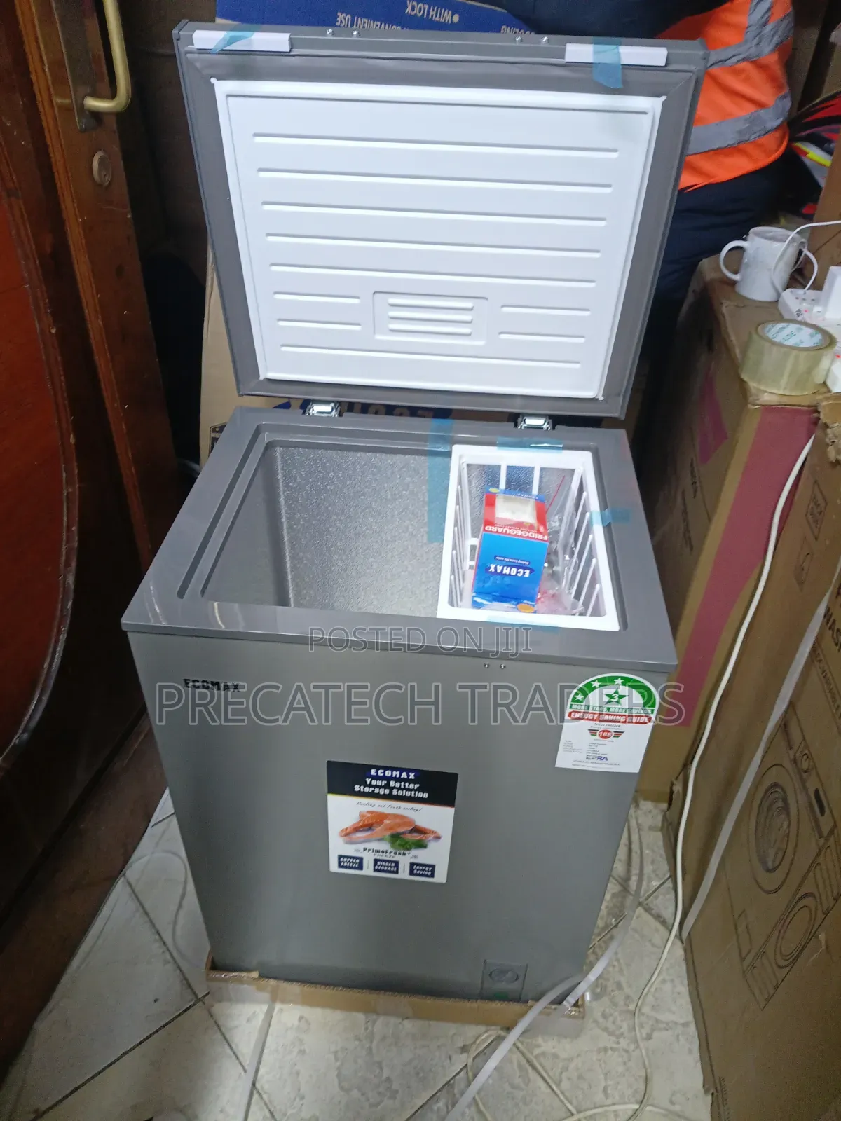 Ecomax 119 Litres Deep Freezer With Storage Basket