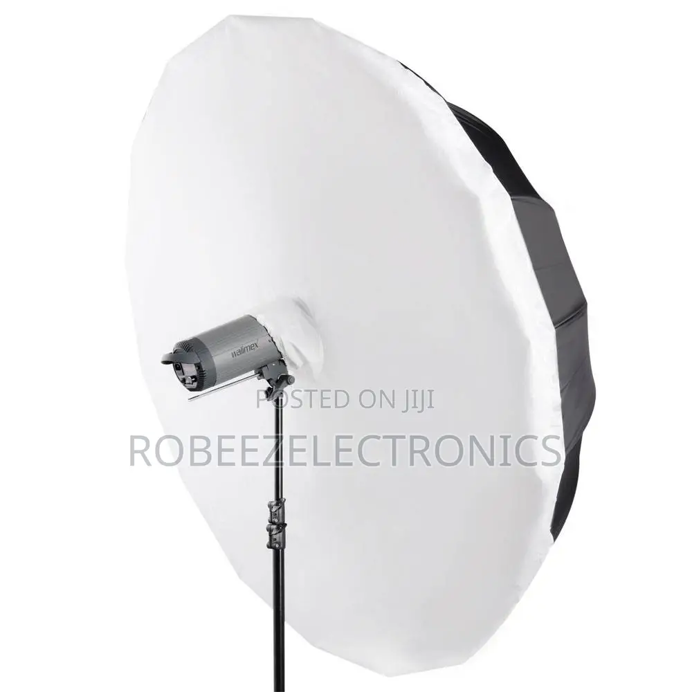 Godox 190cm/75" Black/Silver Deep Parabolic Umbrella + Diffuser