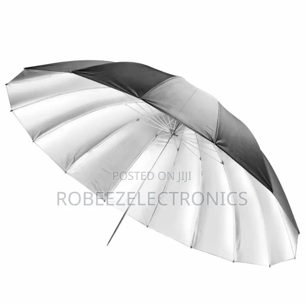 Godox 190cm/75" Black/Silver Deep Parabolic Umbrella + Diffuser