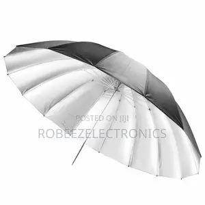 Godox 190cm/75" Black/Silver Deep Parabolic Umbrella + Diffuser