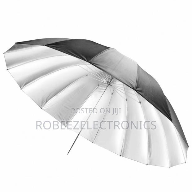 Godox 190cm/75" Black/Silver Deep Parabolic Umbrella + Diffuser - thumbnail 2