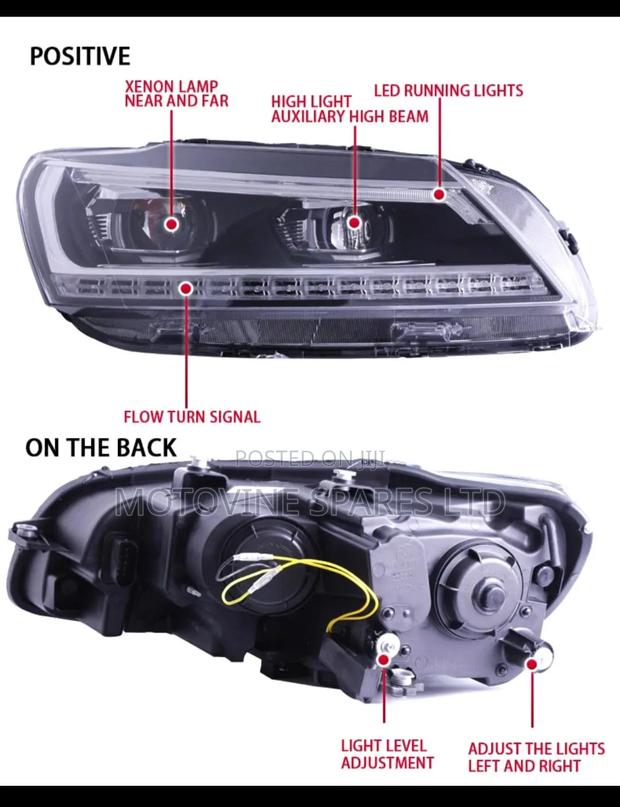 Volkswagen Passat B Aftermarket Upgrade Headlight