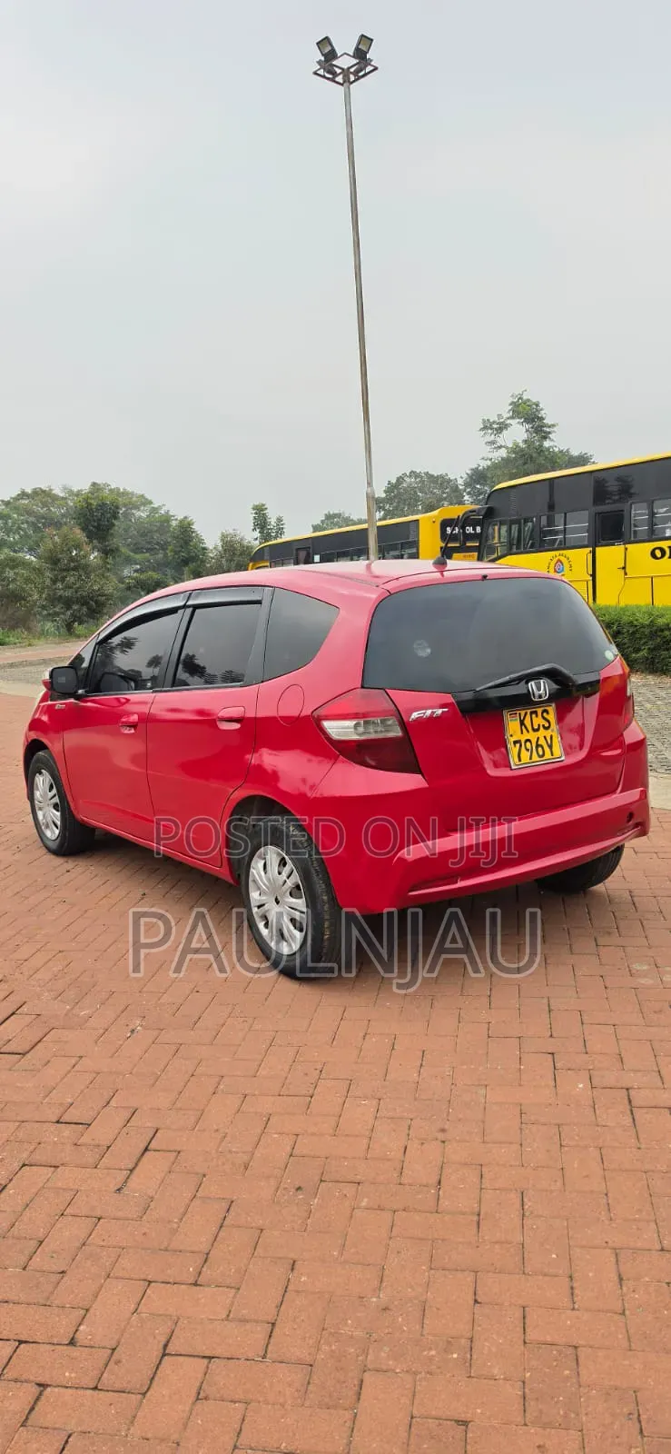 Honda Fit 2012 Red