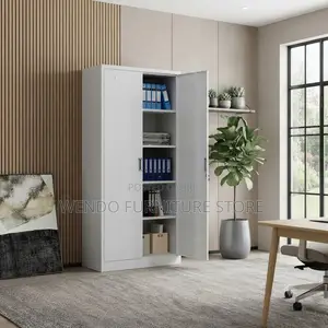 Office Cabinet; Two Doors Filing Cabinet With Adjustable Shelves