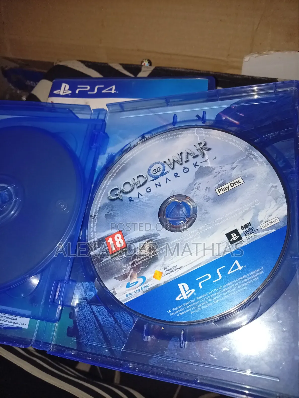 God of War Ragnarök (PS4) – Excellent Condition | Original Disc