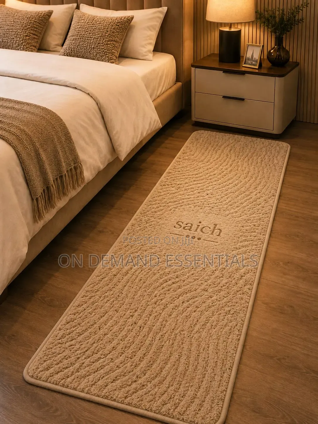 Bedside Mat 
Sizes:60cm X 180cm