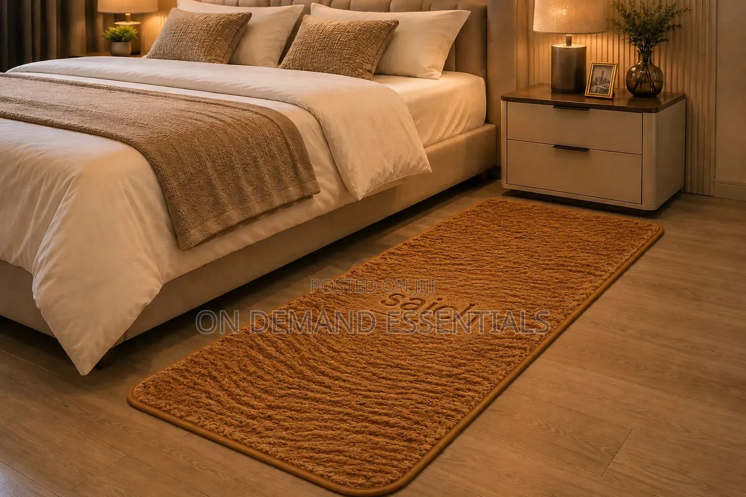 Bedside Mat 
Sizes:60cm X 180cm
