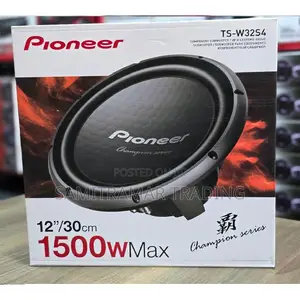 Ts-W32s4 Pioneer 12" Single Voice Coil 4 Ohm Component Subwoofer 1500w