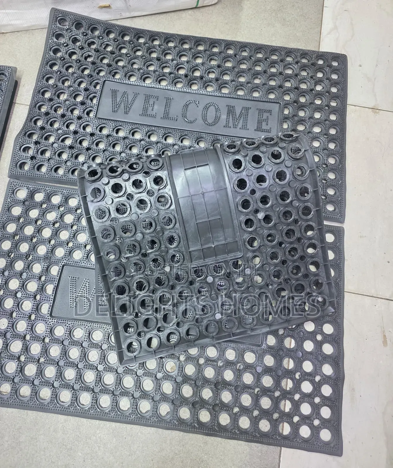 Heavy Duty Rubber Bottom Antislip Outdoor Welcome Mat_sk