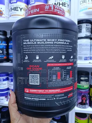 MuscleTech Nitro-Tech Whey Protein – Muscle Building Recovery (4lb)