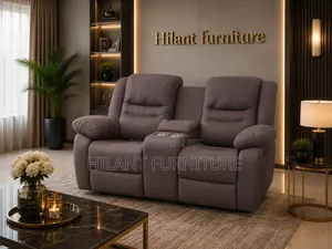 Brown 2 Seater Recliner Sofa Set