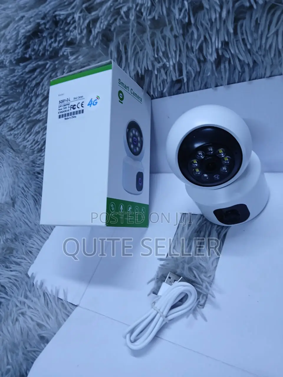 Dual Lens 4G SIM Security Camera With App