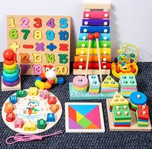8-in-1 Montessori Wooden Learning Toy Set