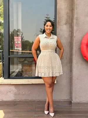 Sleeveless Pleated Dress