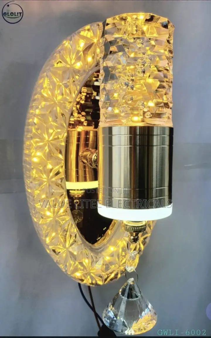 LED Crystal Wall Light Colour Changing