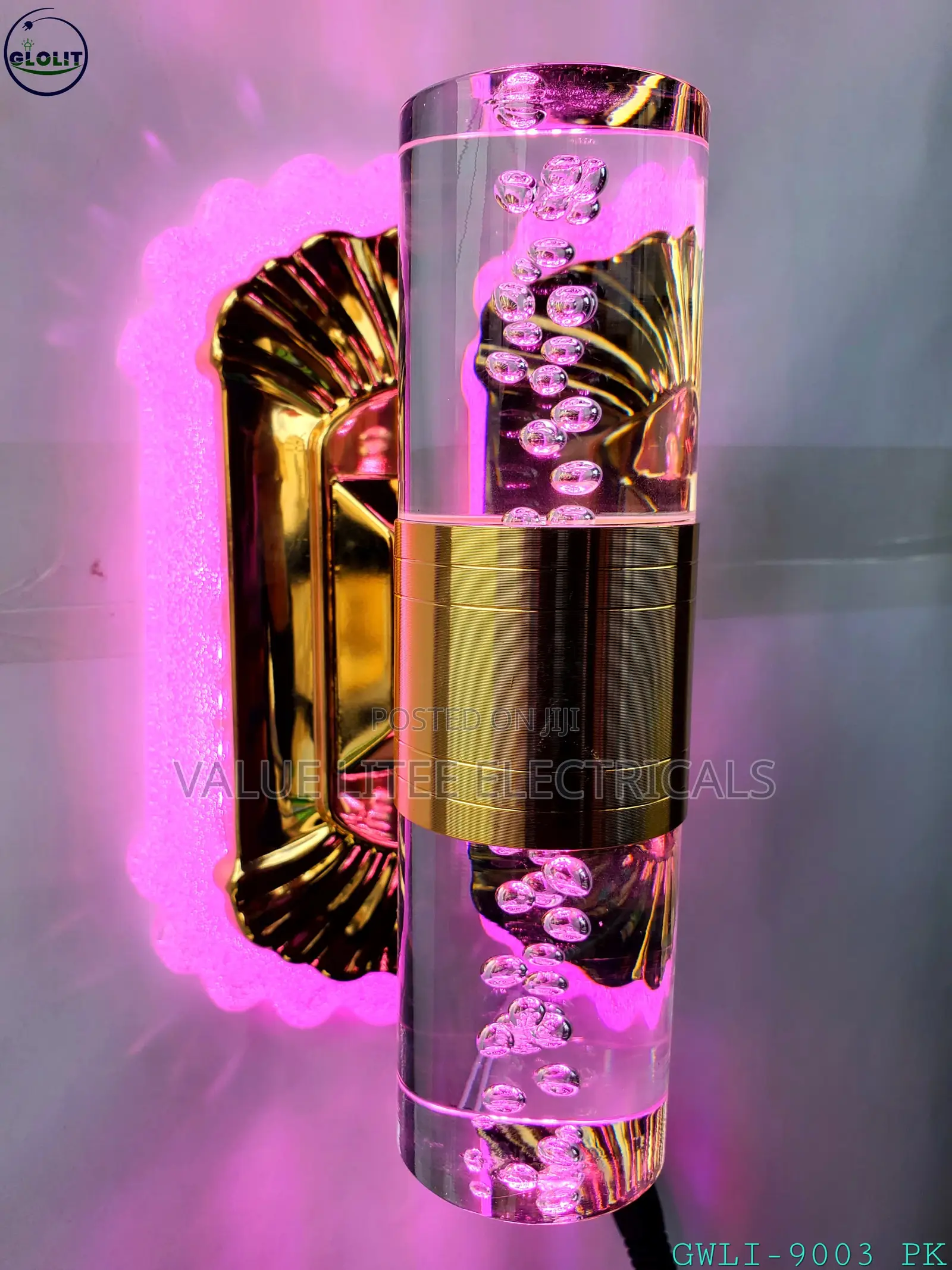LED Crystal Wall Light Colour Changing