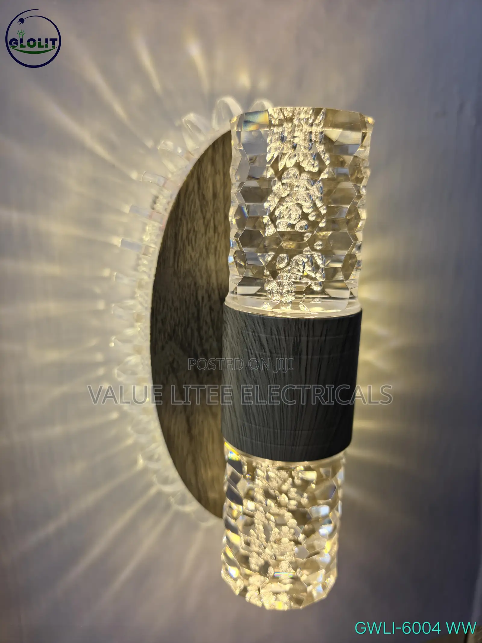 LED Crystal Wall Light Colour Changing