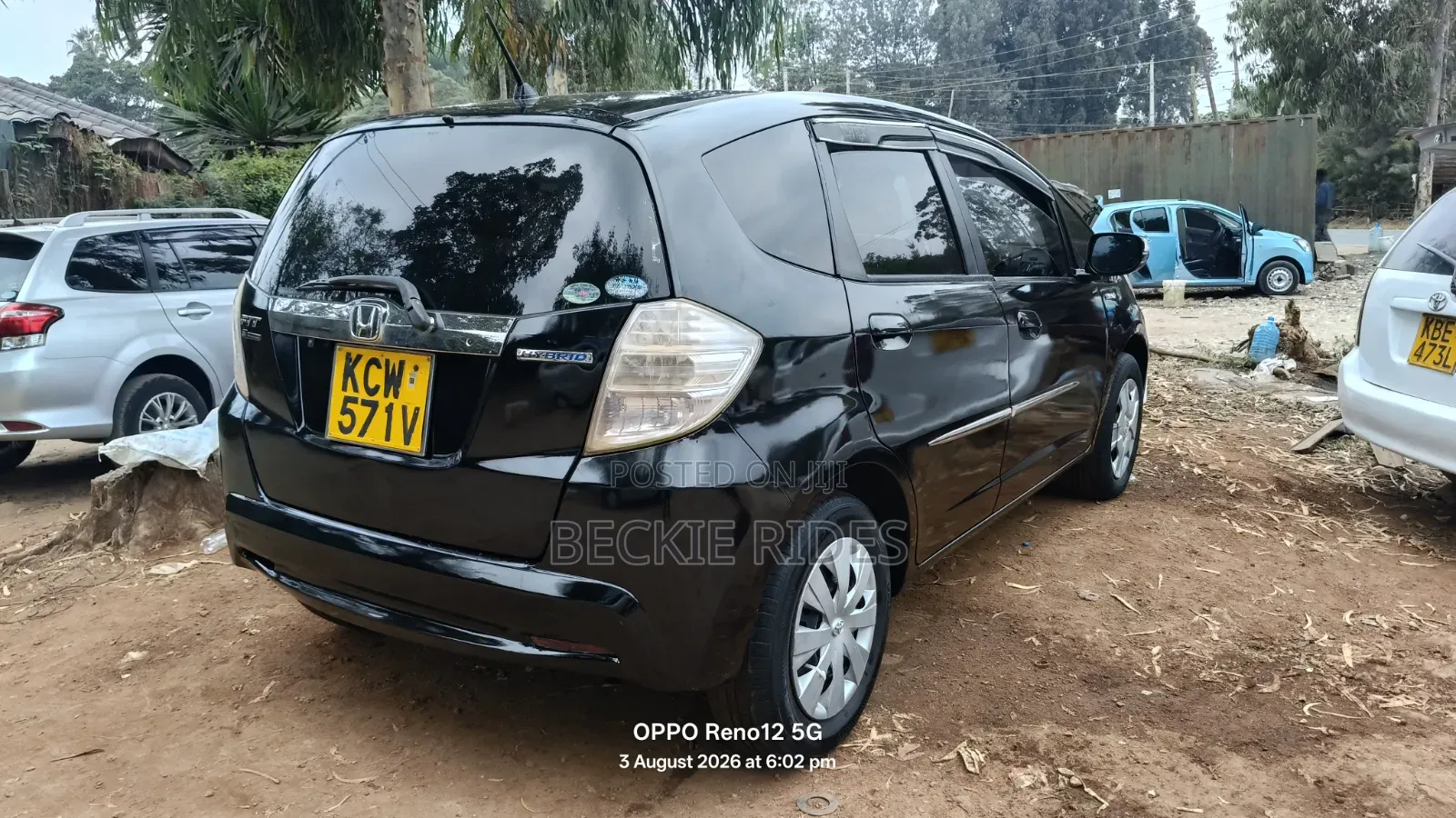Honda Fit 2012 Black