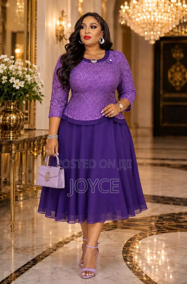 Peprum Chiffon Dress - thumbnail 4